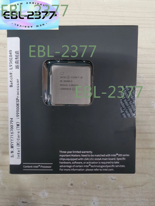**Intel Core i9-9900KS 4.0GHz 8-Core 16-Threads LGA1151 SRG1Q CPU Processors