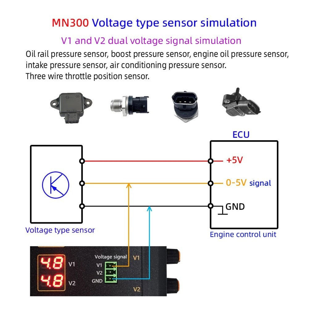 Comprehensive MN300 Car Sensor Simulator for Accurate Automotive Signal Testing