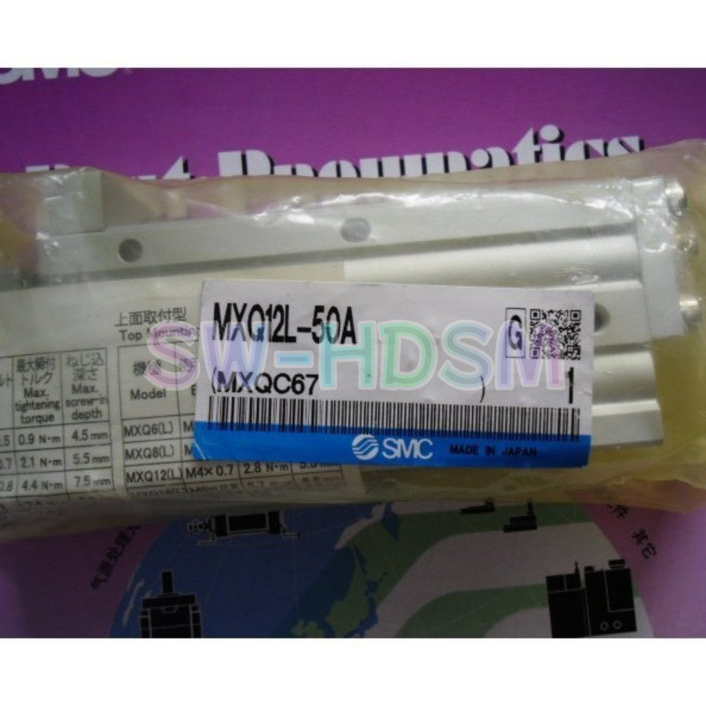 1PCS for SMC MXQ12L-50A Pneumatic Slide Cylinder Freight Free