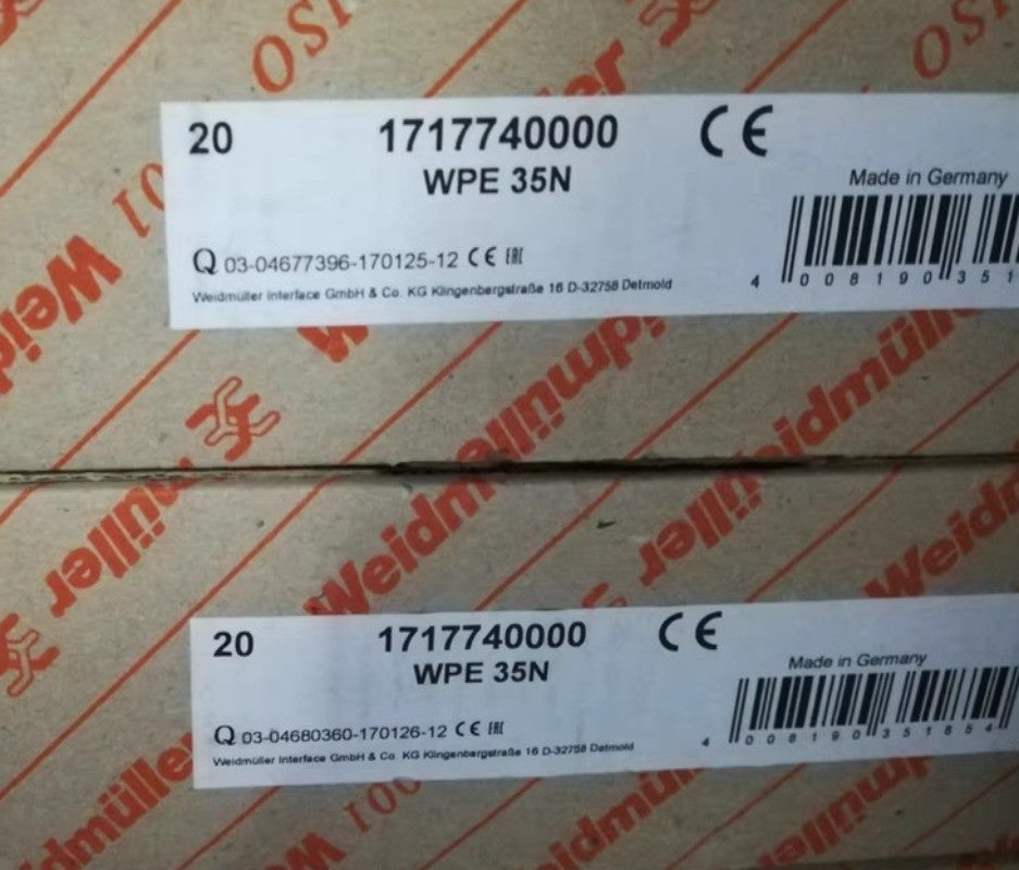20pcs Weidmuller 1717740000 Terminal Block WPE 35N
