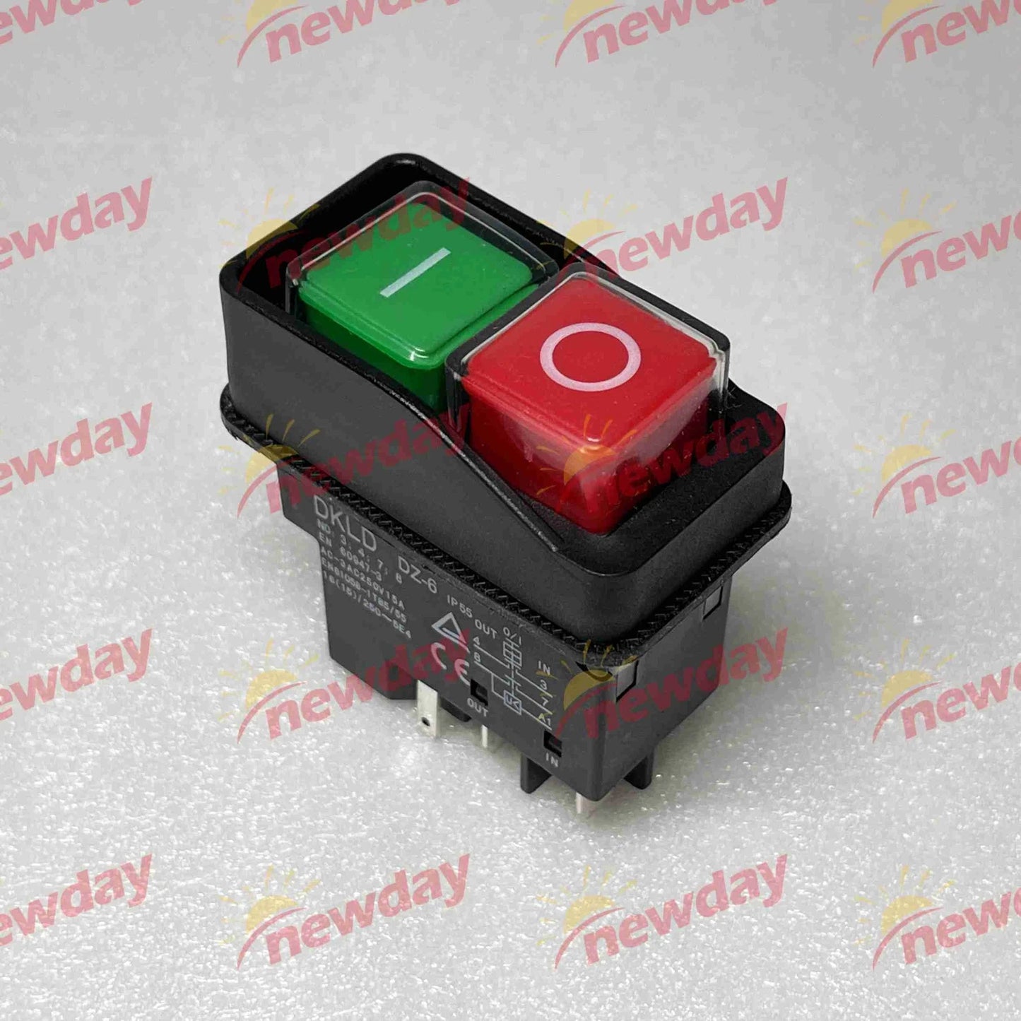 DKLD DZ-6 Emergency Stop Electromagnetic Switch Power Switch for Bench Lathes