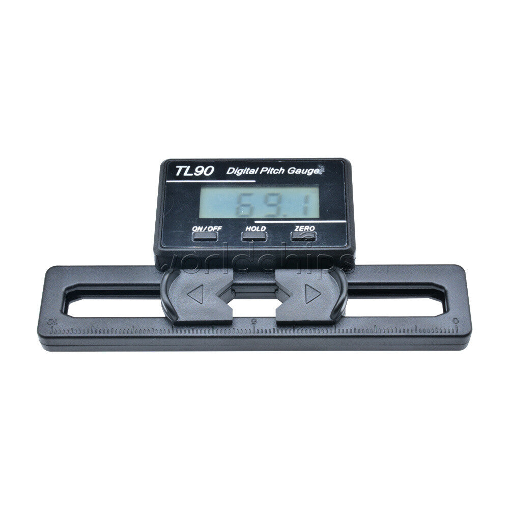 LCD TL90 Digital Display Pitch Gauge For 200-800 Flybarless Helicopter Models