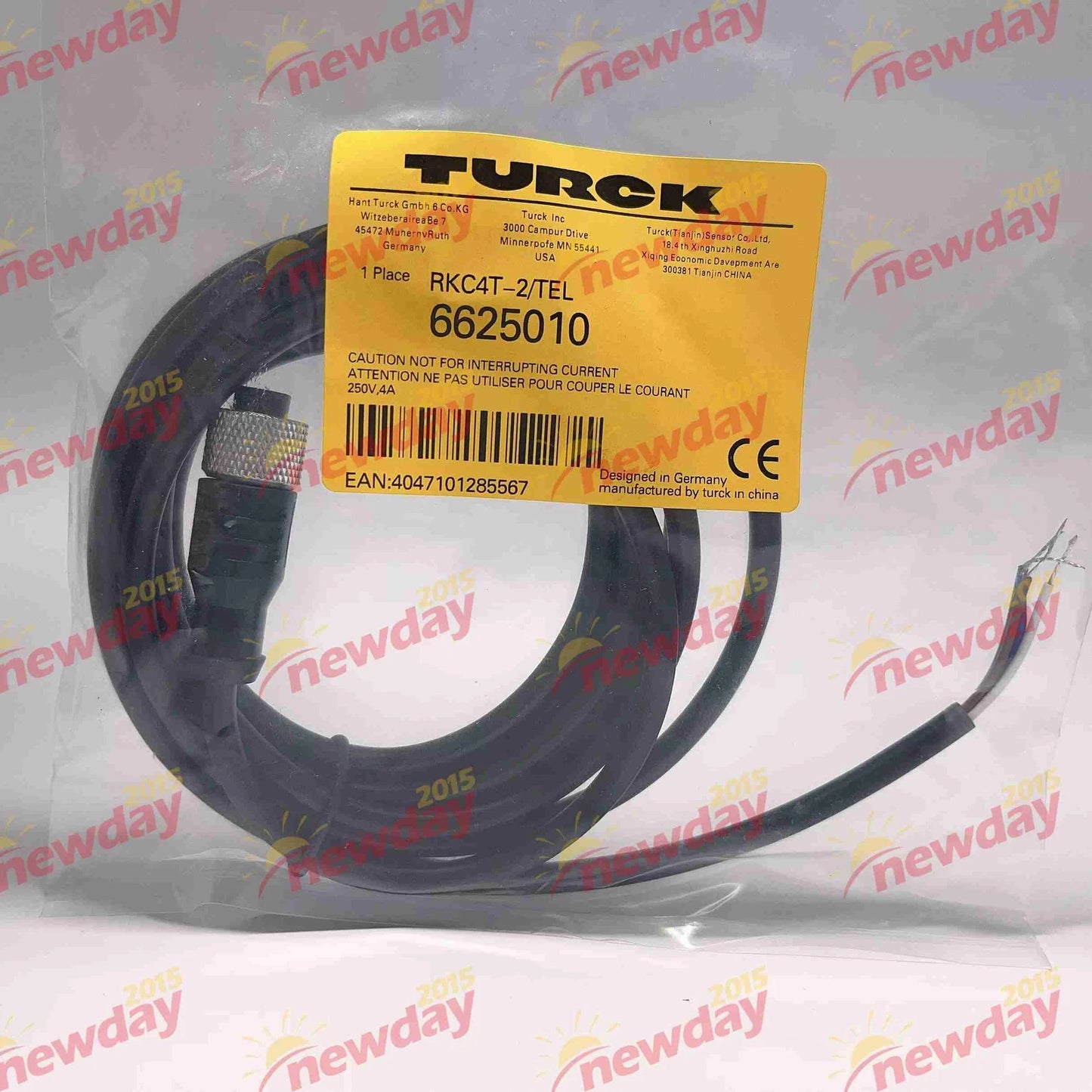 6625010 RKC4T-2/TEL proximity switch sensor cable QTY:1PCS