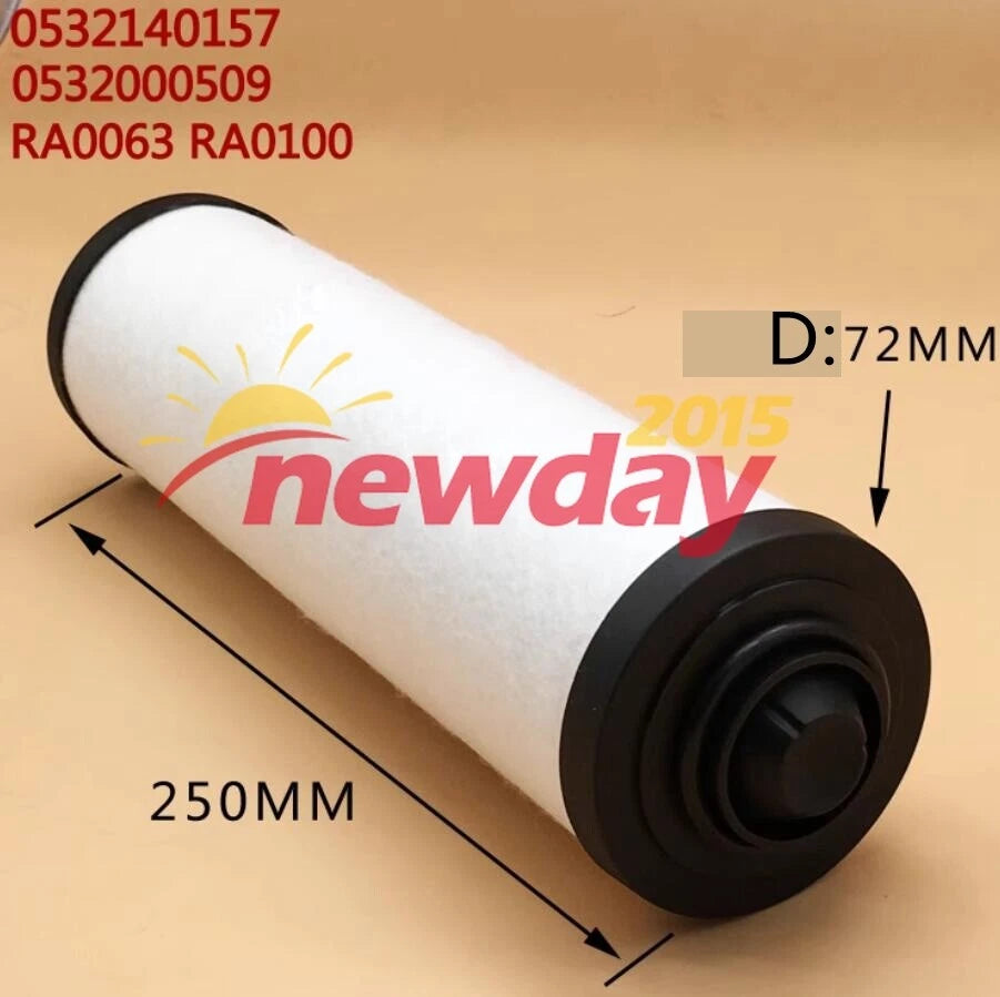 1x 0532140157 = 0532000509 For Vacuum Pump Air Exhaust Filter Length 250mm