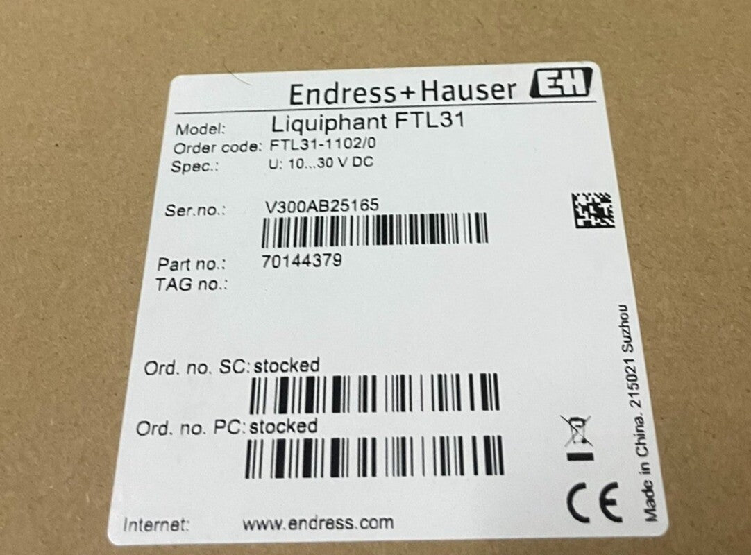 1pcs EH Endress+Hauser FTL31-AA4M2AAWBJ FTL31-1102/0