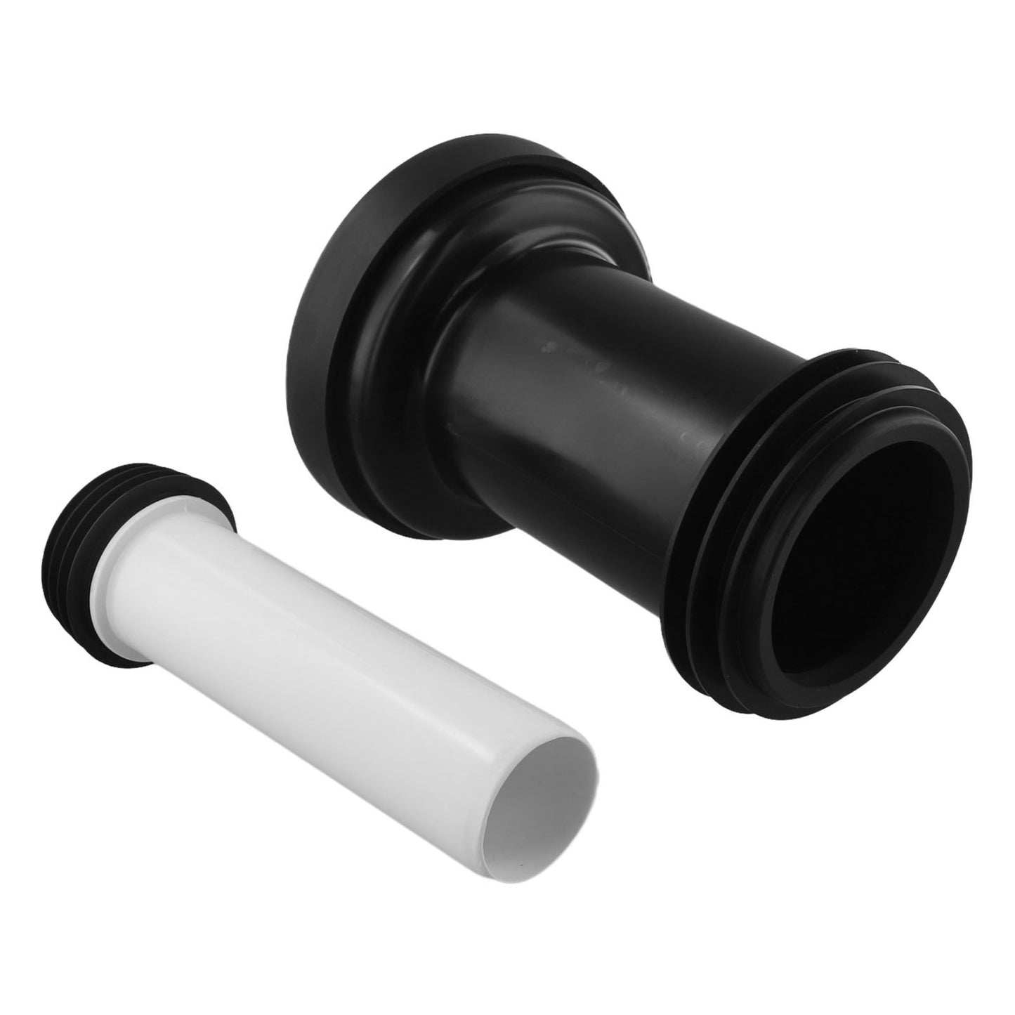 PVC Toilet Connecting Pipes 2 Pcs for Efficient Waste Management Systems