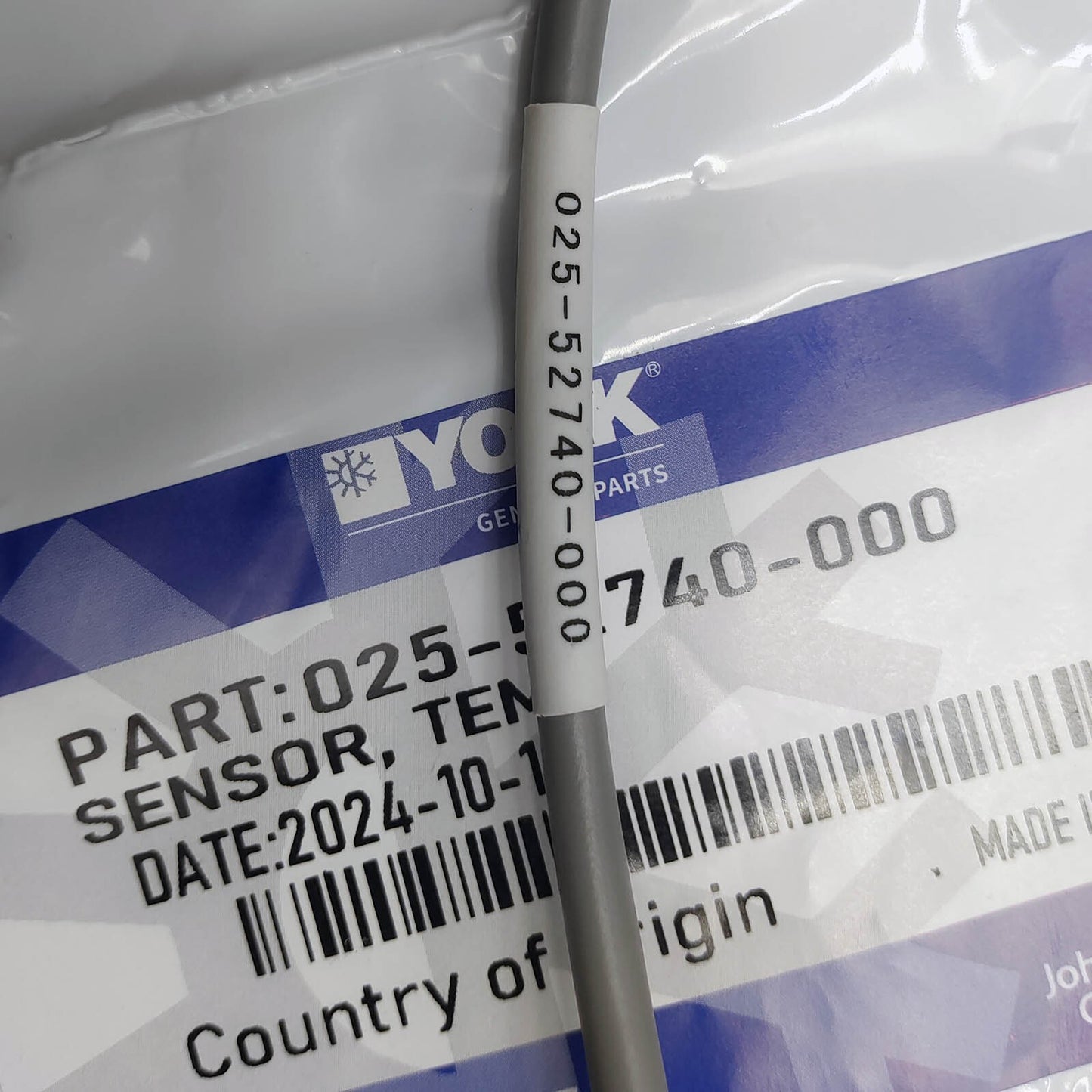For York 025-52740-000 025W52740000 Controls Temp.Sensor