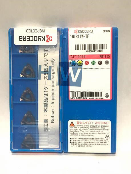 BOx/ 5PCS Kyocera Thread Cutter CNC Blade 16IR11W-TF PR1115