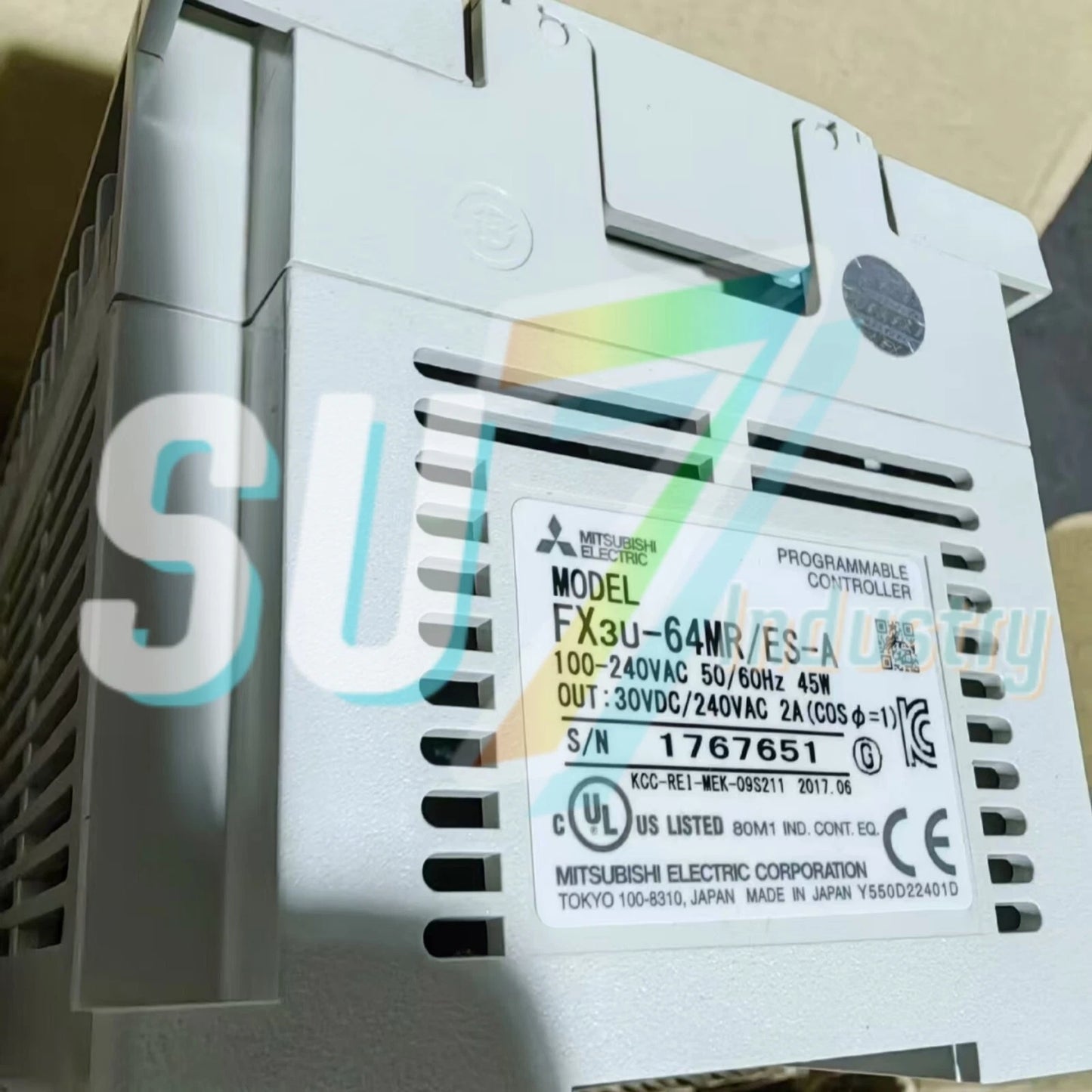 Mitsubishi FX3U-64MR/ES-A PLC Module FX3U-64MR-ES-A# 1pcs