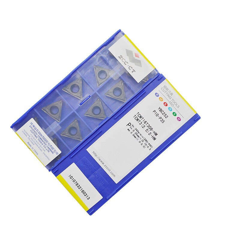 10Pcs ZCC.CT TCMT16T308-HM YBC252 TCMT32.52-HM CNC turning blade Carbide inserts