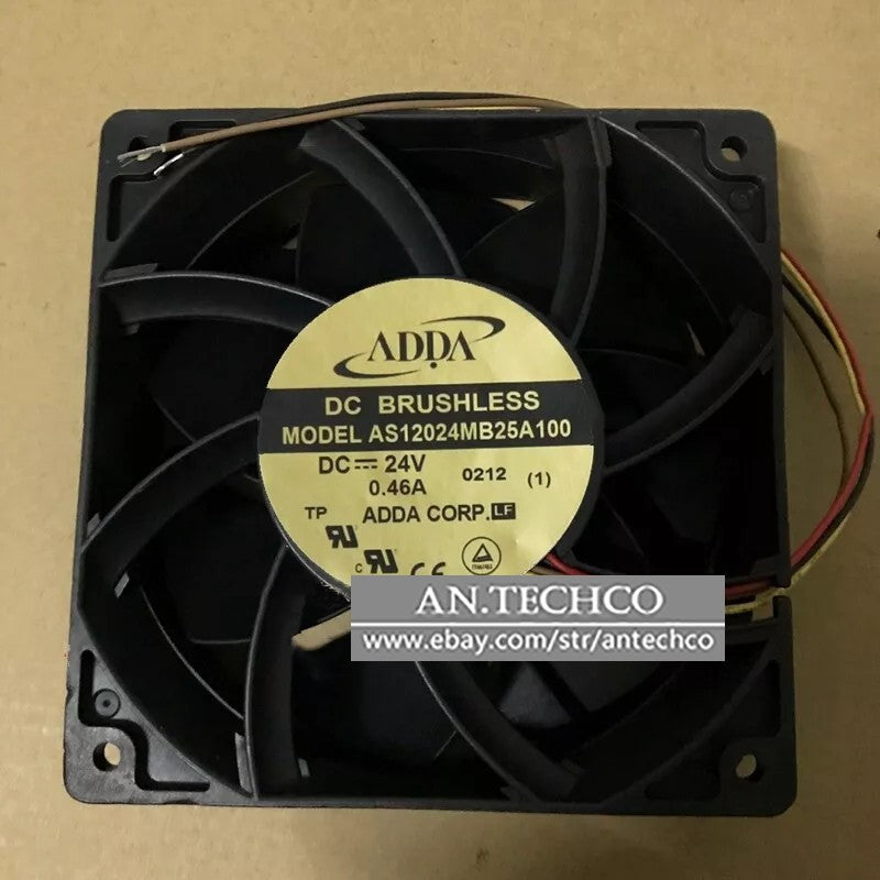 1PC For ADDA AS12024MB25A100 Cooling Fan DC24V 0.46A 120*120*25MM