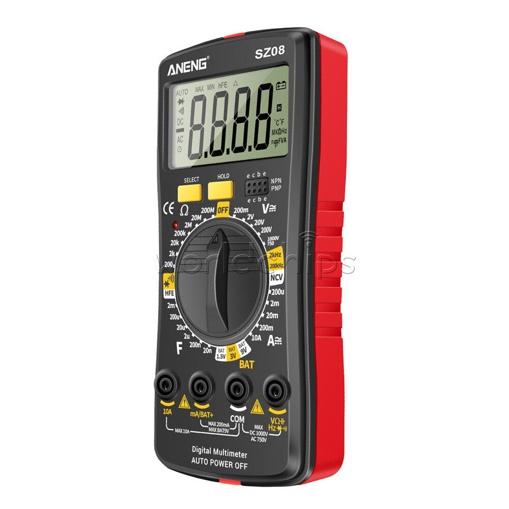 ANENG Digital Multimeter Professional Auto Voltmeter AC DC220V Resistance Tester