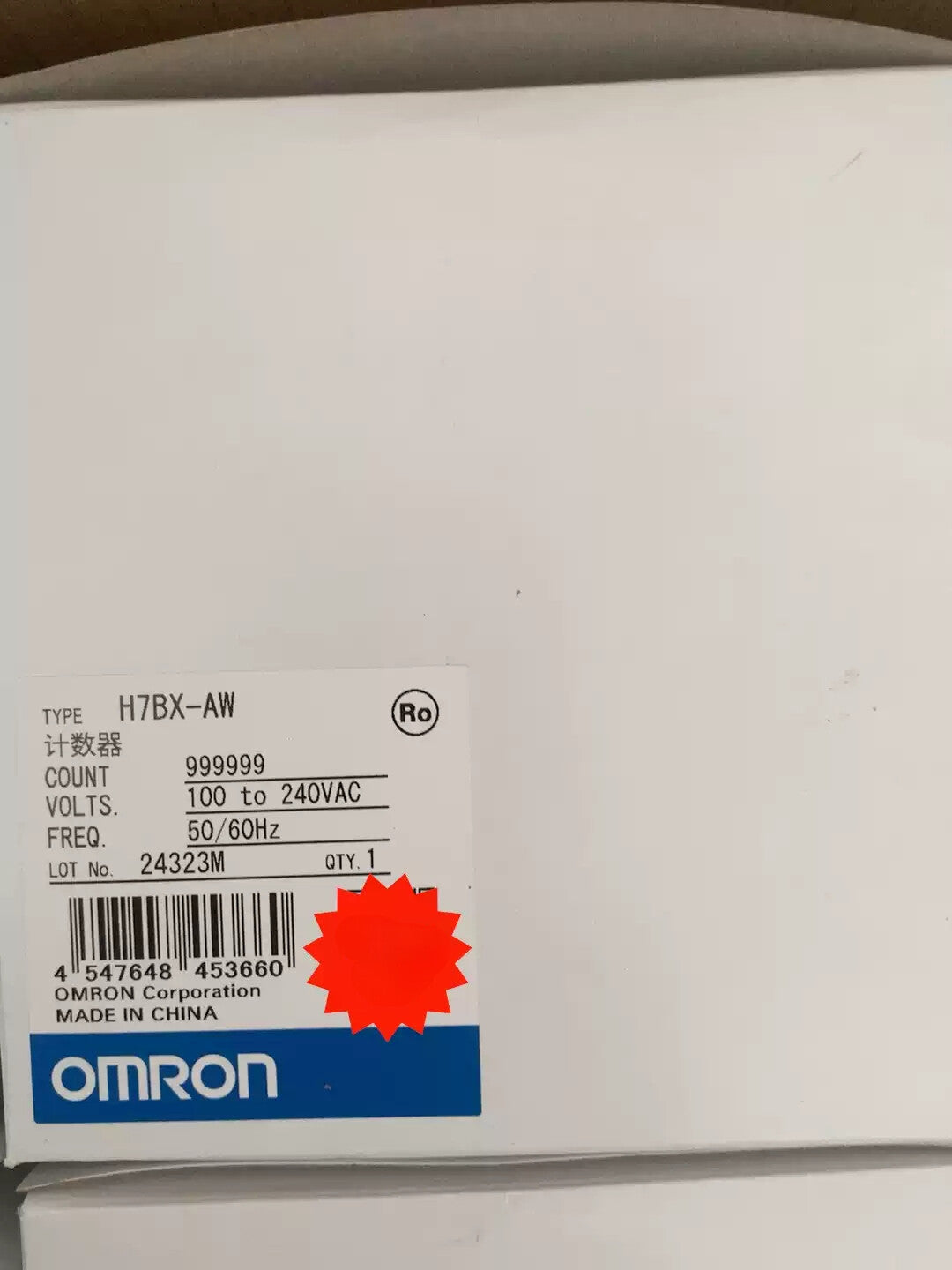 1pcs Omron H7BX-AW Counter