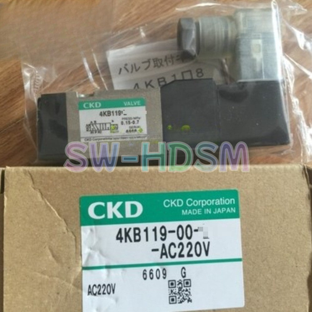 1PCS for CKD Solenoid Valve 4KB119-00-C00-AC220V Freight Free