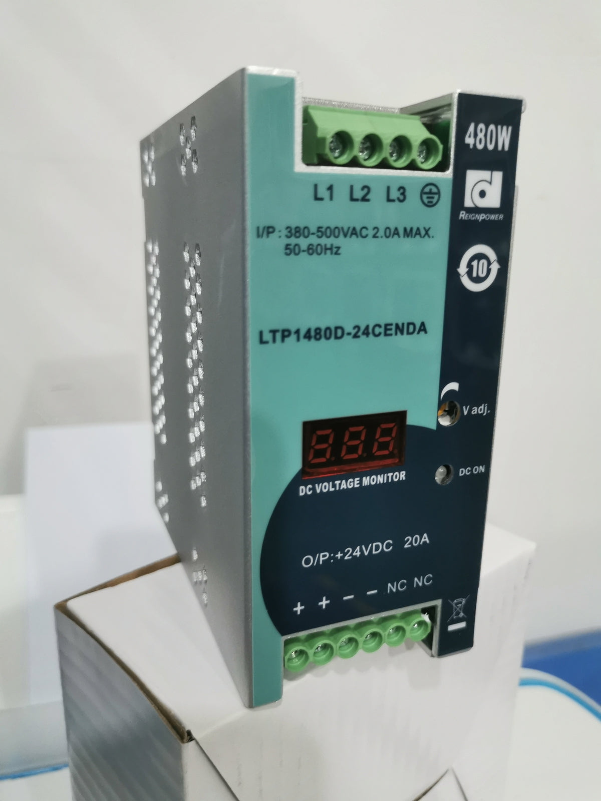 1pcs REIGNPOWER LTP1480D-24CENDA Rail Switching Power Supply 480W 24V 20A