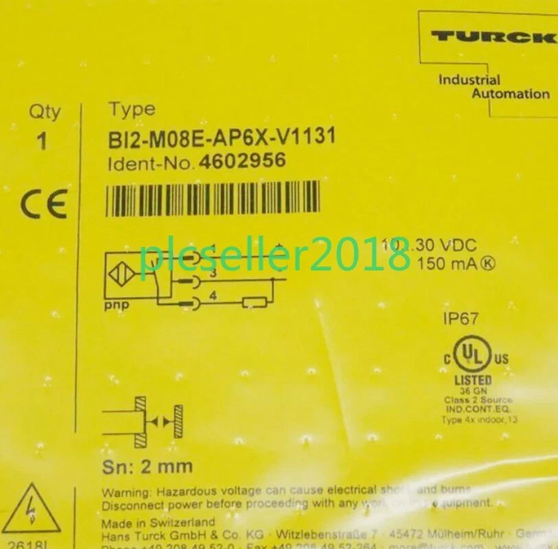 1PCS TURCK BI2-M08E-AP6X-V1131 Sensor&Proximity Switch #P