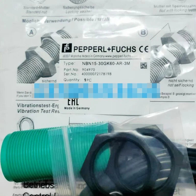 PEPPERL+FUCHS Sensor NBN15-30GK60-AR-3M Proximity Switch #P