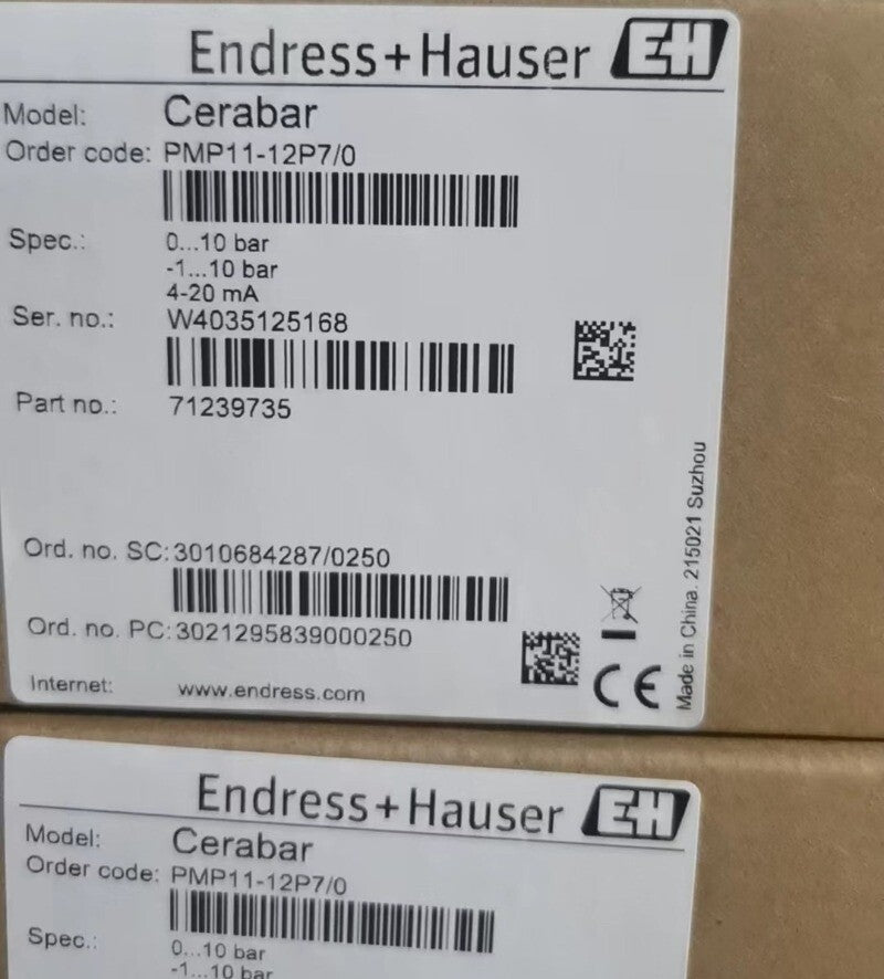 1pcs EH Endress+Hauser PMP11-AA1U1PBWJJ PMP11-12P7/0 Pressure Sensor