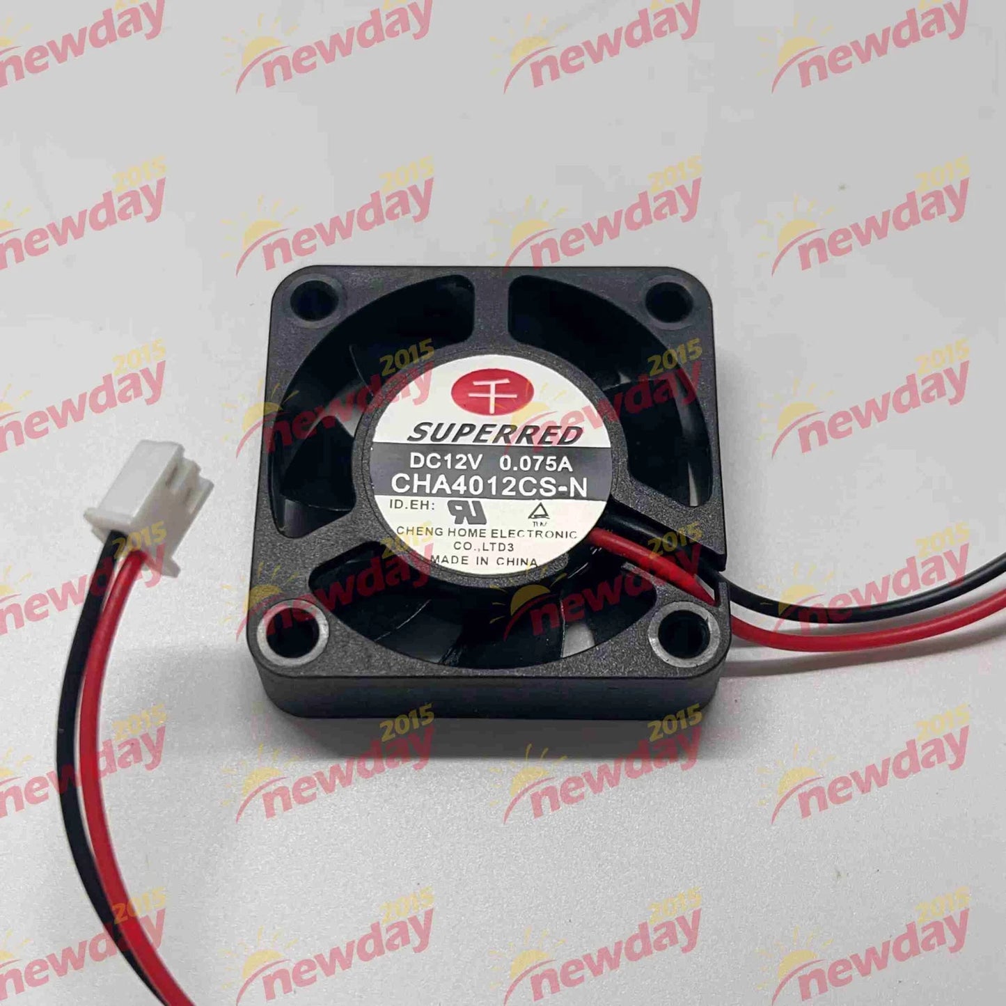 1pc Silent Cooling Fan SUPERRED CHA4012CS-N 4010 4CM 12V 0.075A 2-wire