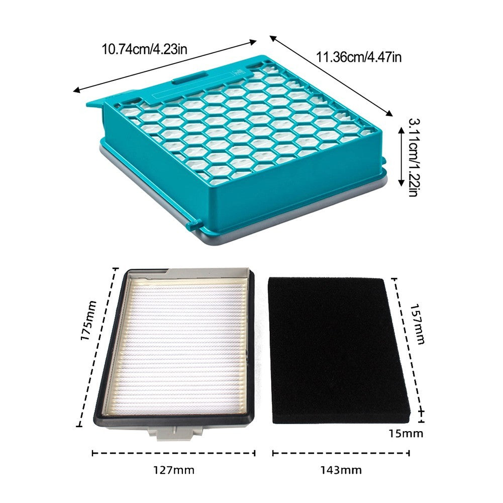 Vacuum Filter Replacement for Miele Boost CX1 Model 11639240 and Blizzard CX1