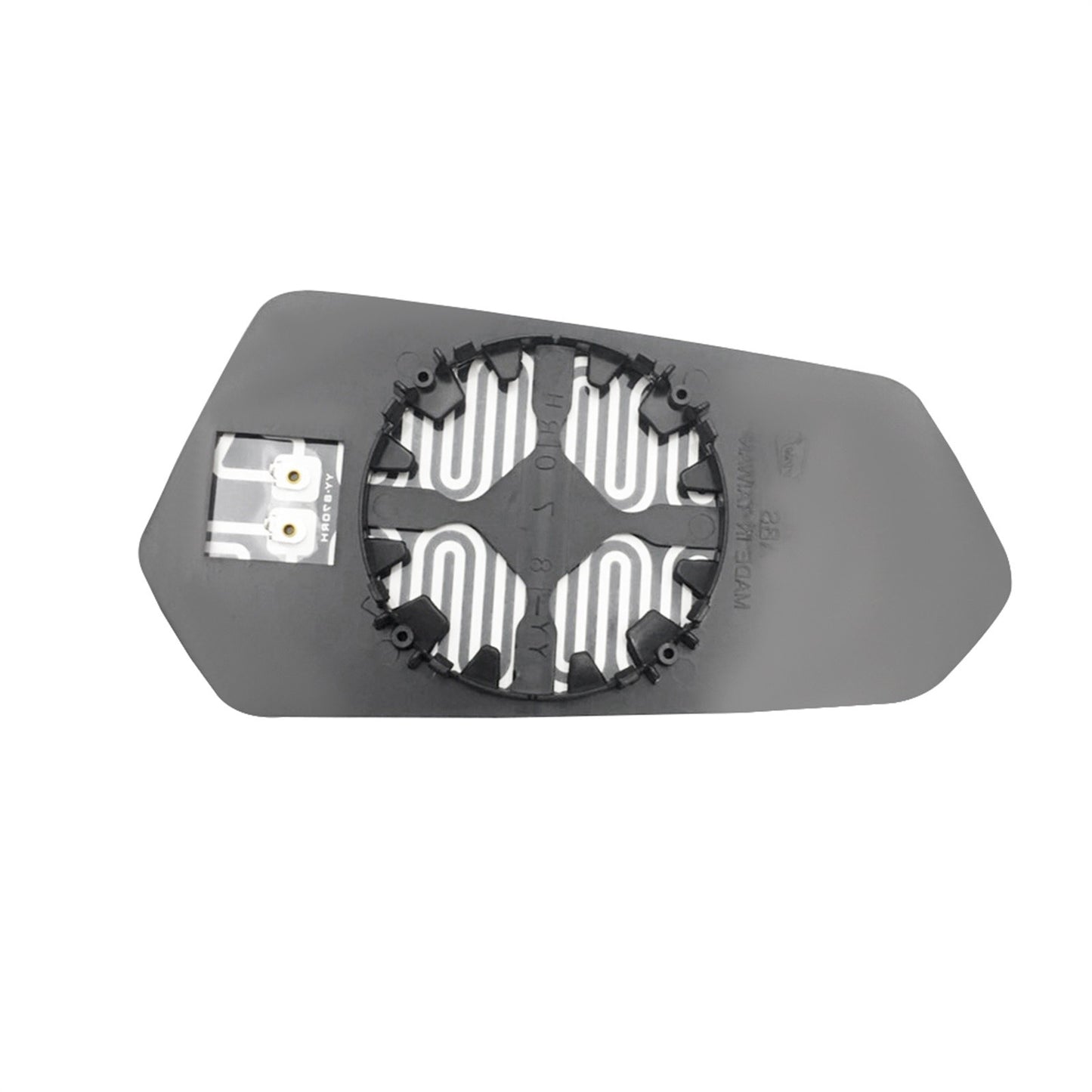 Mirror Glass Chrome Heated for 10-15 Chevy Camaro w/ Backing Plate