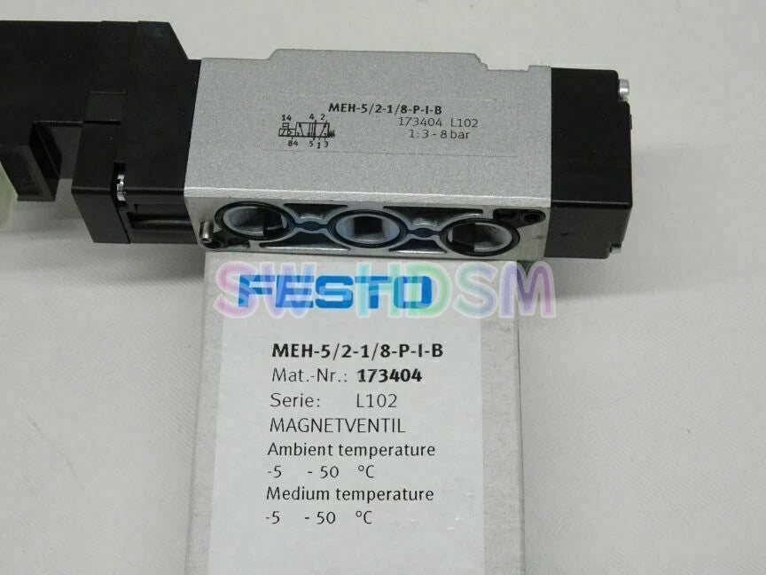 1PCS For FESTO MEH-5/2-1/8-P-I-B 173404 Solenoid Valve freight free