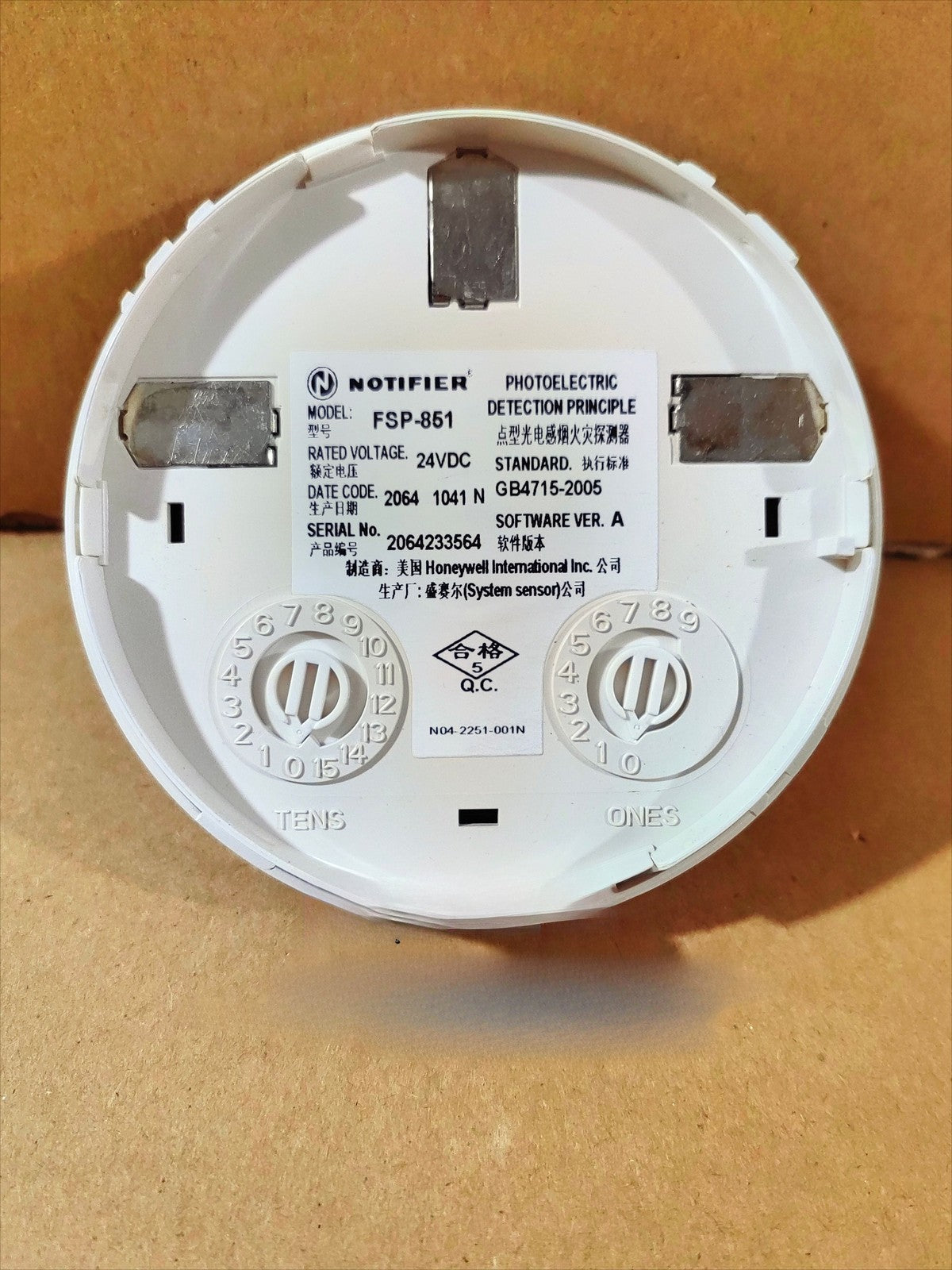 For NOTIFIER FST-851 HEAT DETECTOR FST 851