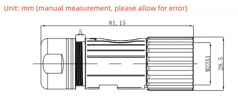 M923 servo motor connector 6-pin 8-pin 923 waterproof ation plug female male