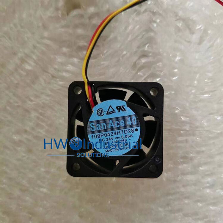 1PC SanAce40 109P0424H7D28 24V 0.08A 4015 4CM Inverter Cooling Fan