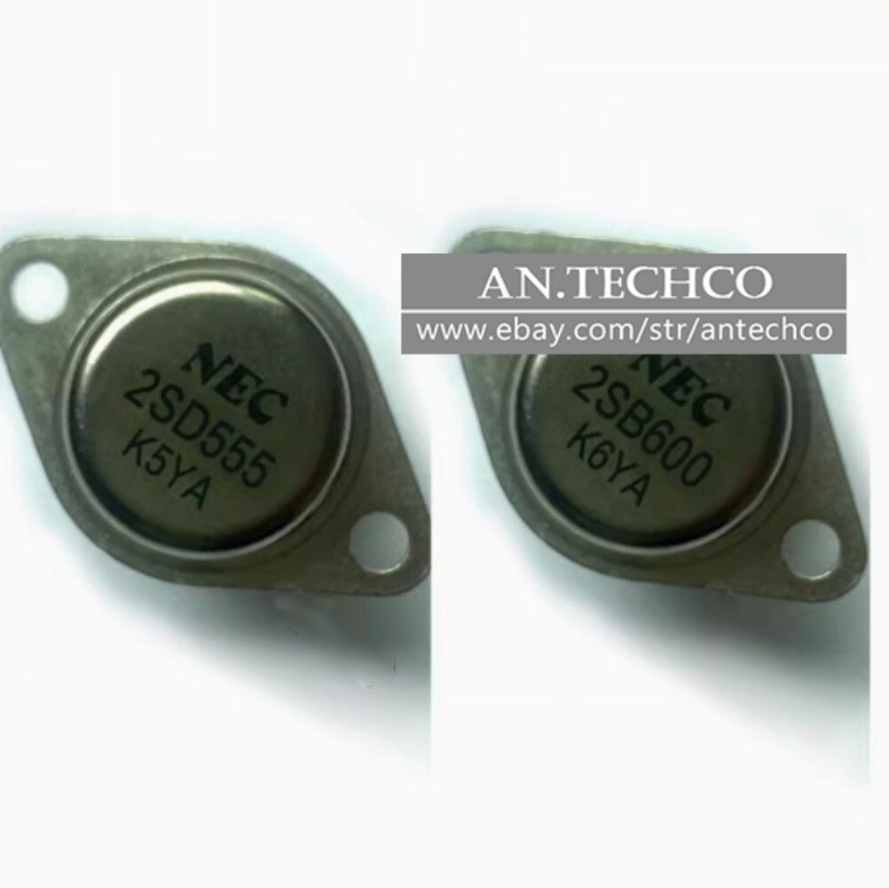 1 Pair | For NEC transistor 2SB600 + 2SD555 200V 15A 200W 4MHz TO-3