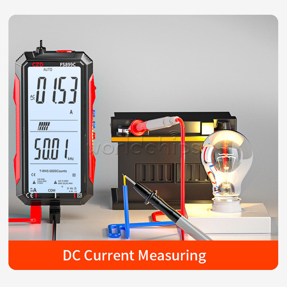 CZD-FS899C Digital Multimeter Auto AC/DC Voltage Current Frequency Meter