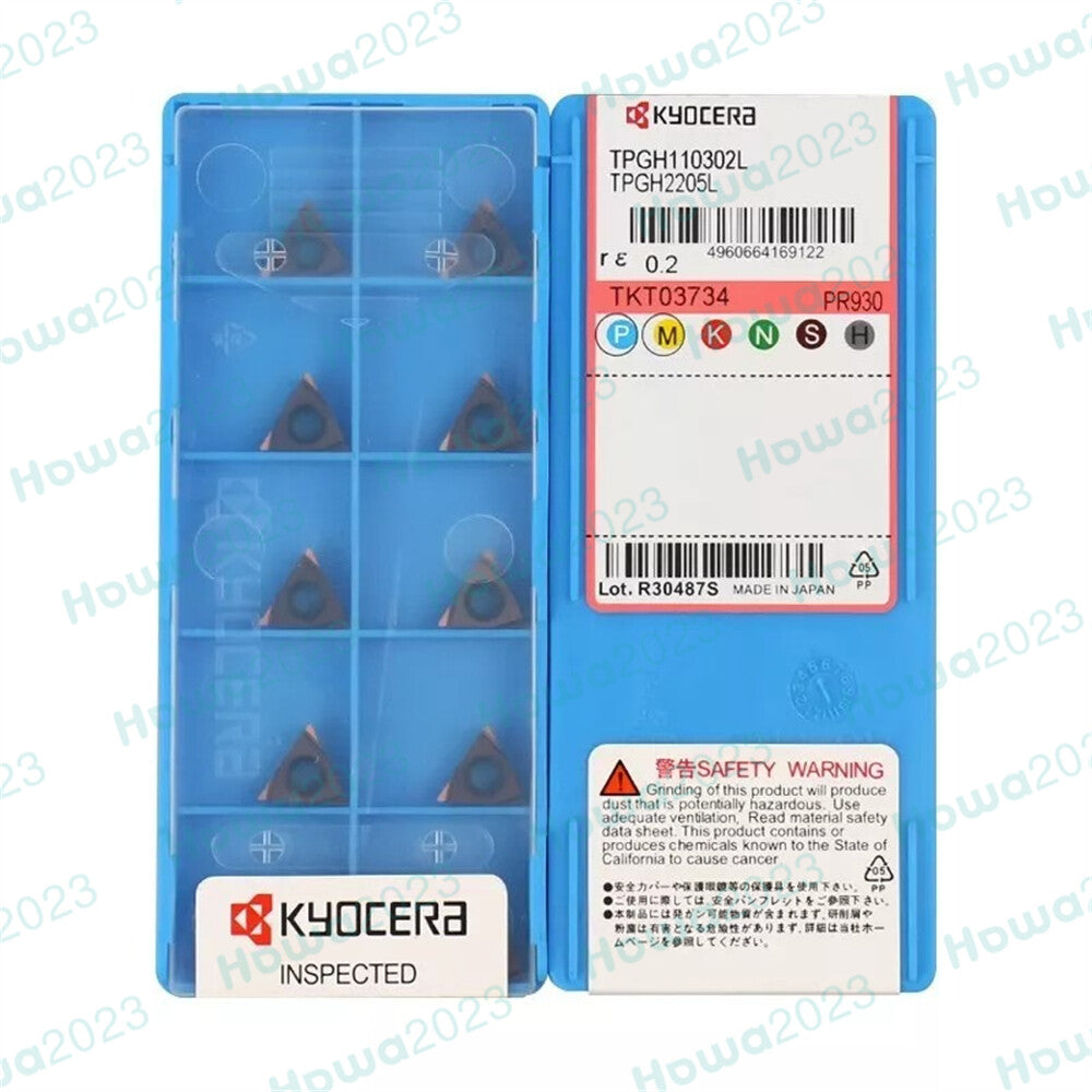 10Pieces/Box Kyocera TPGH110302L PR930 TPGH2205L Turning Blade Carbide Inserts