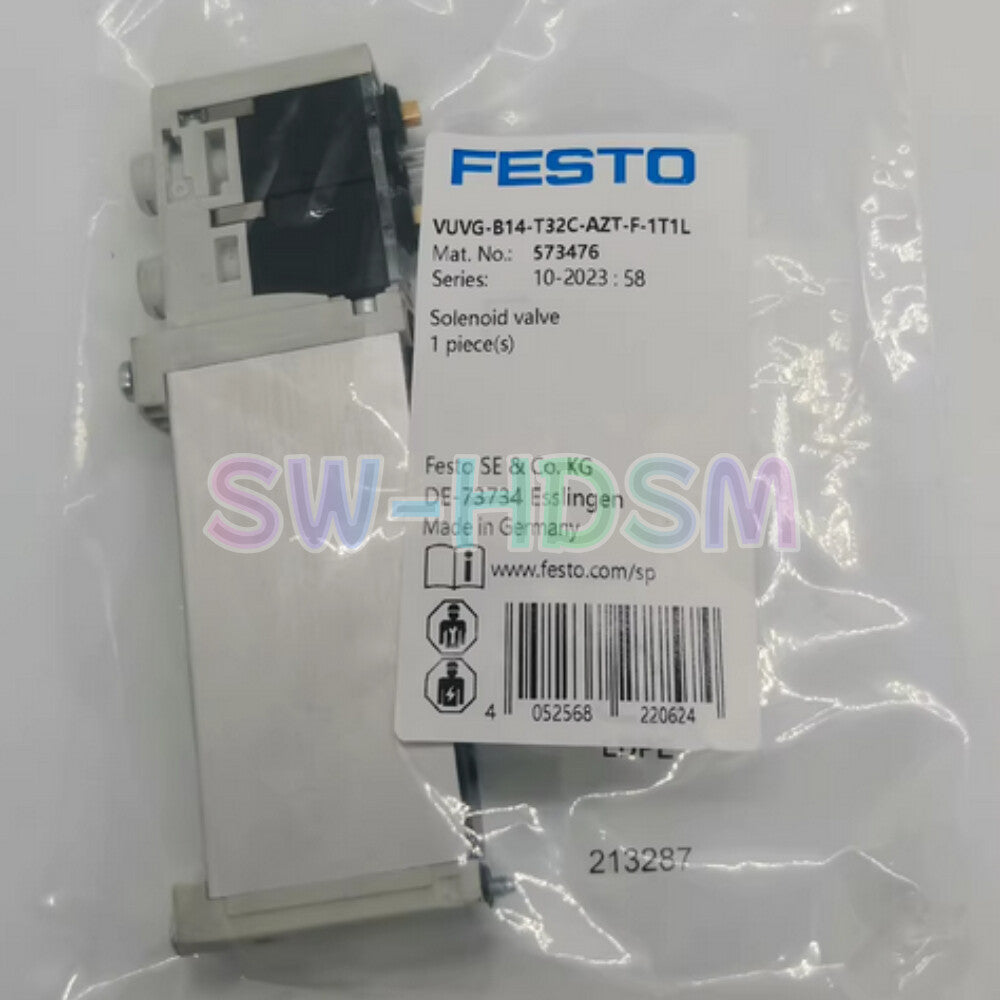 1PCS For Festo VUVG-B14-T32C-AZT-F-1T1L 573476 Solenoid Valve freight free