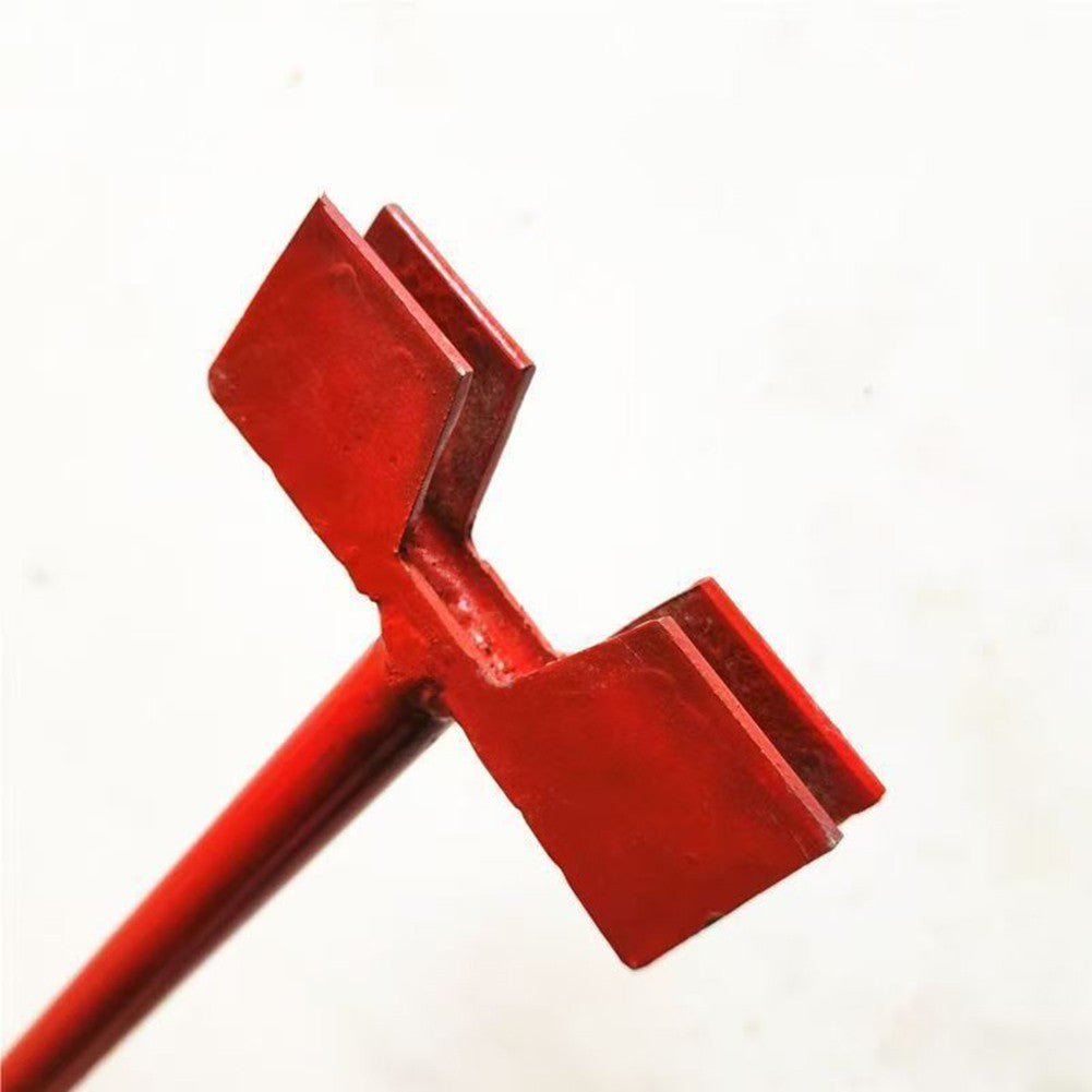 Extended Valve Stem for PVC Ball Valve Dual Ear Handle for Site Maintenance