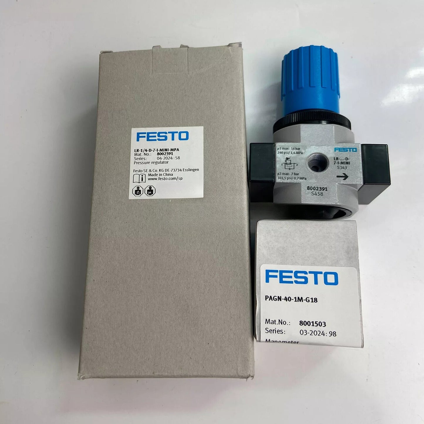 1pcs For FESTO LR-1/4-D-7-I-MINI (192301) AIR PRESSURE REGULATOR