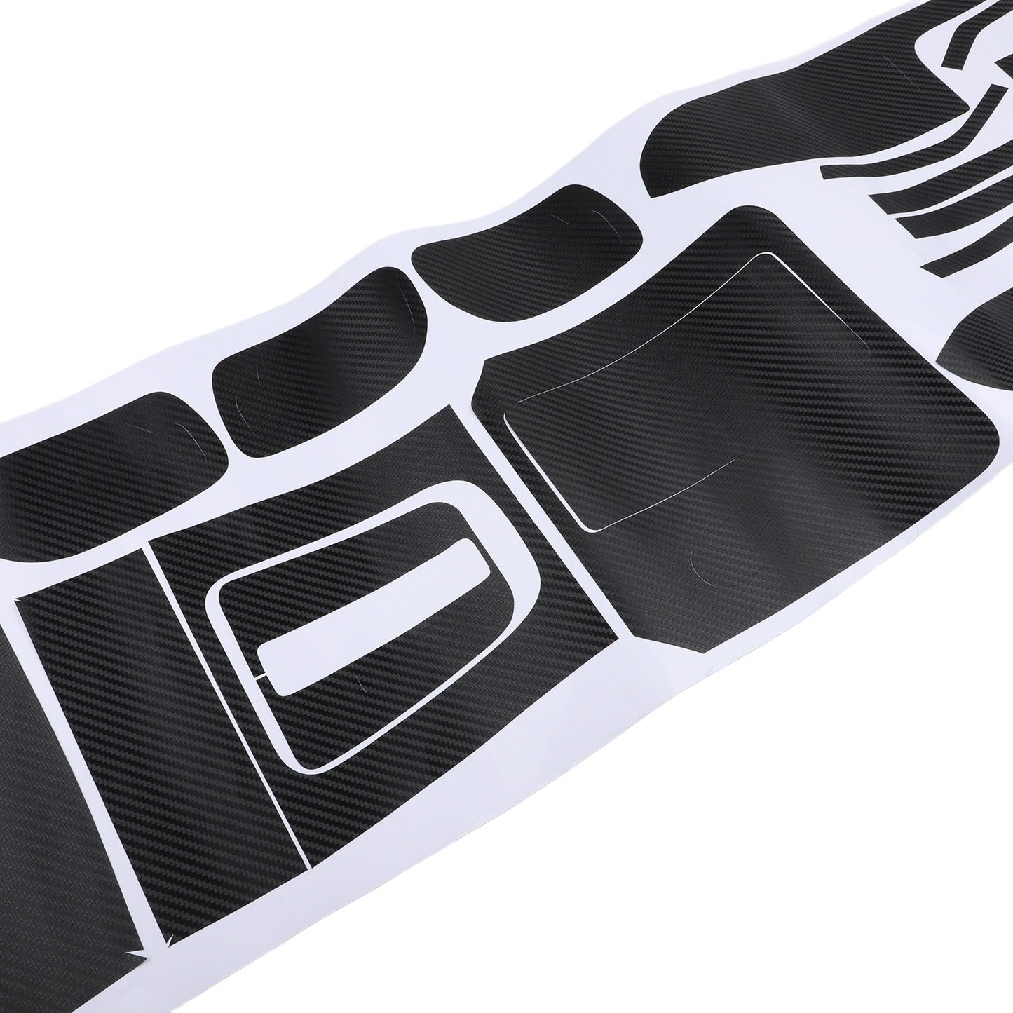 Vinyl Interior Sticker Black Car Carbon Fiber Center For Honda Accord 7th
