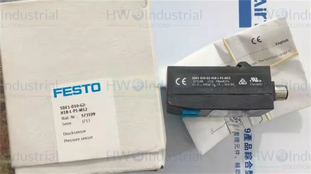 1/Piece Festo Pressure Sensor SDE1-D10-G2-H18-L-P1-M12 573199