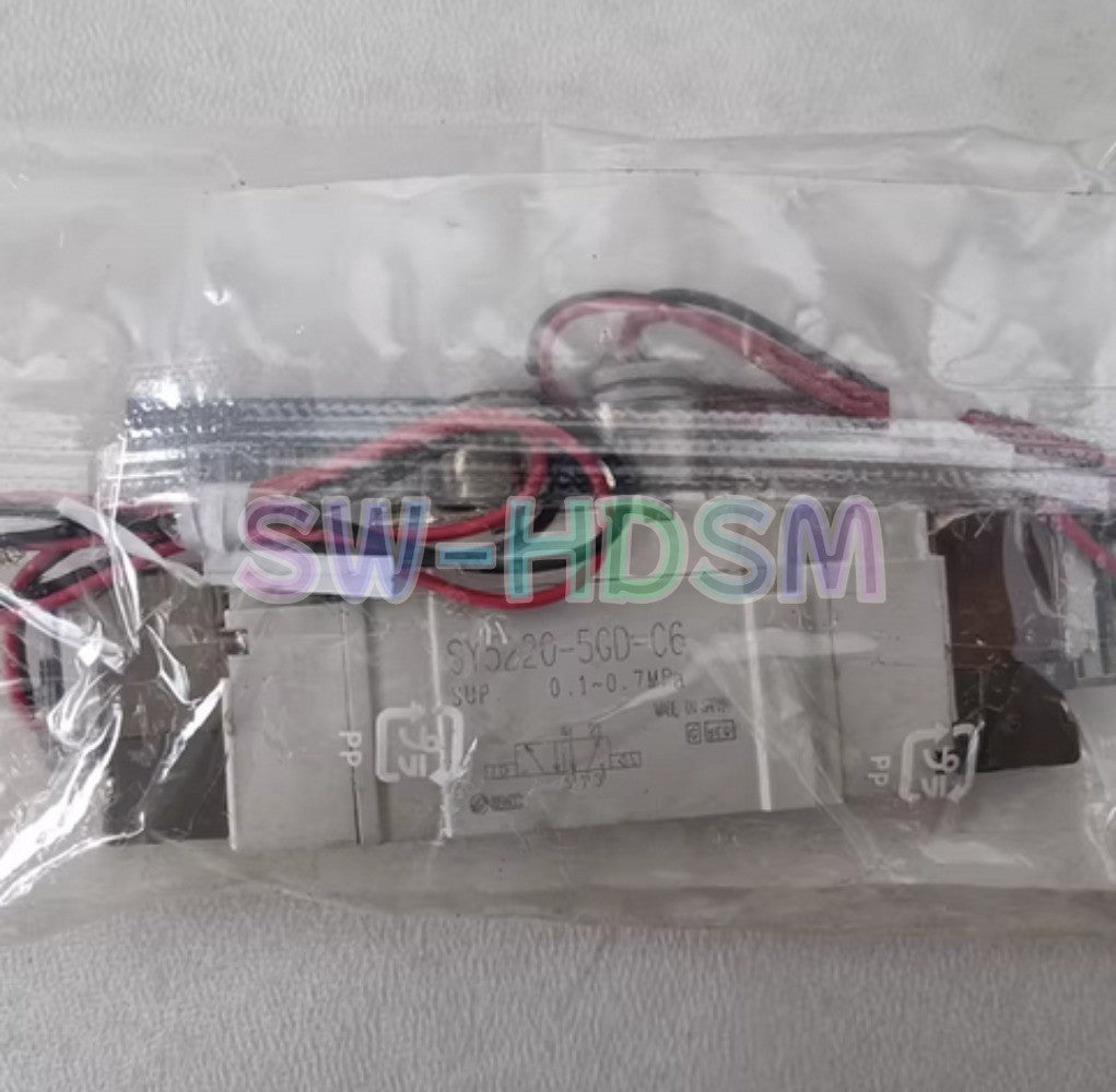 1PCS FOR SMC Solenoid Valve SY5220-5GD-C6 Freight Free
