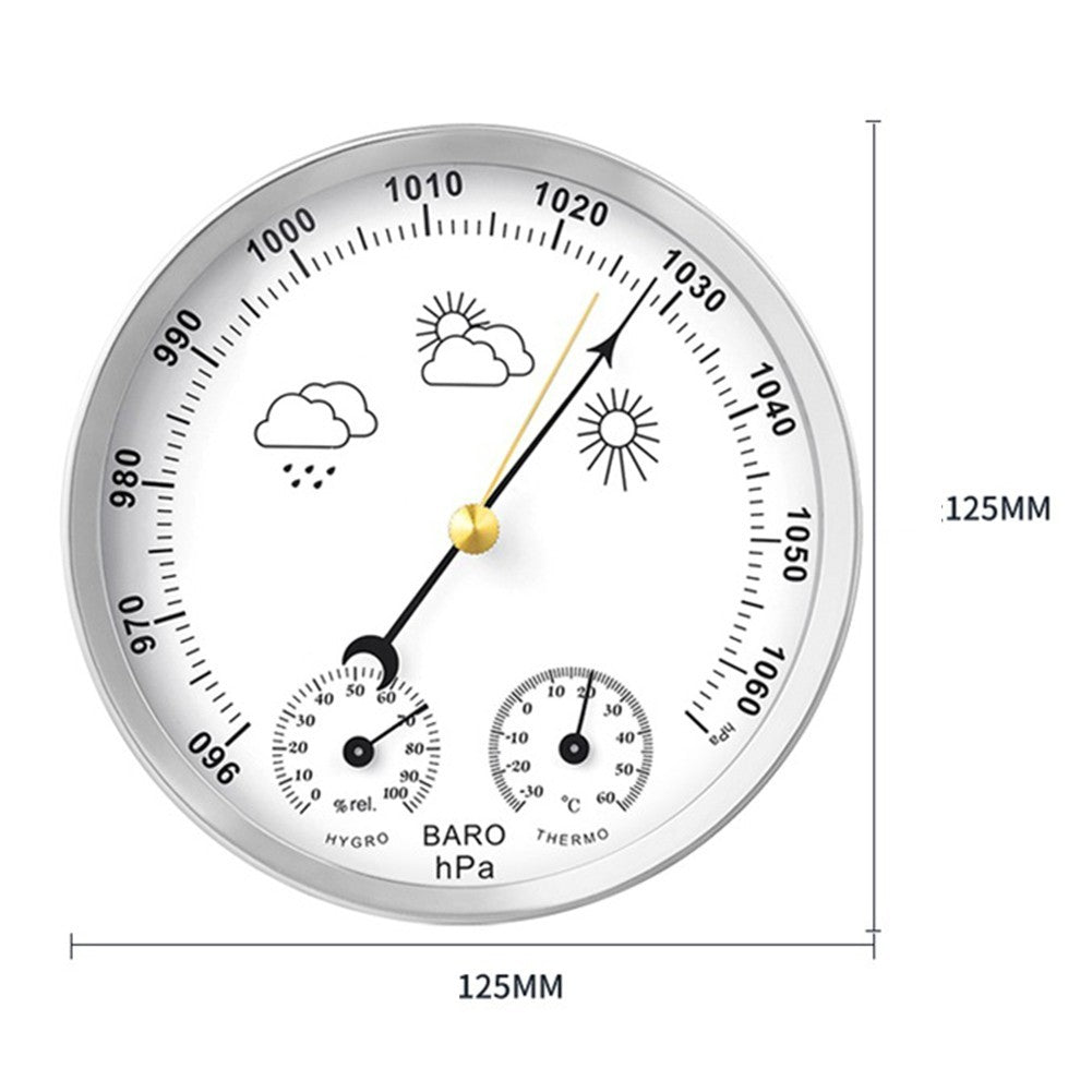 Three in One Weather Station with Thermometer Hygrometer and Barometer for Home