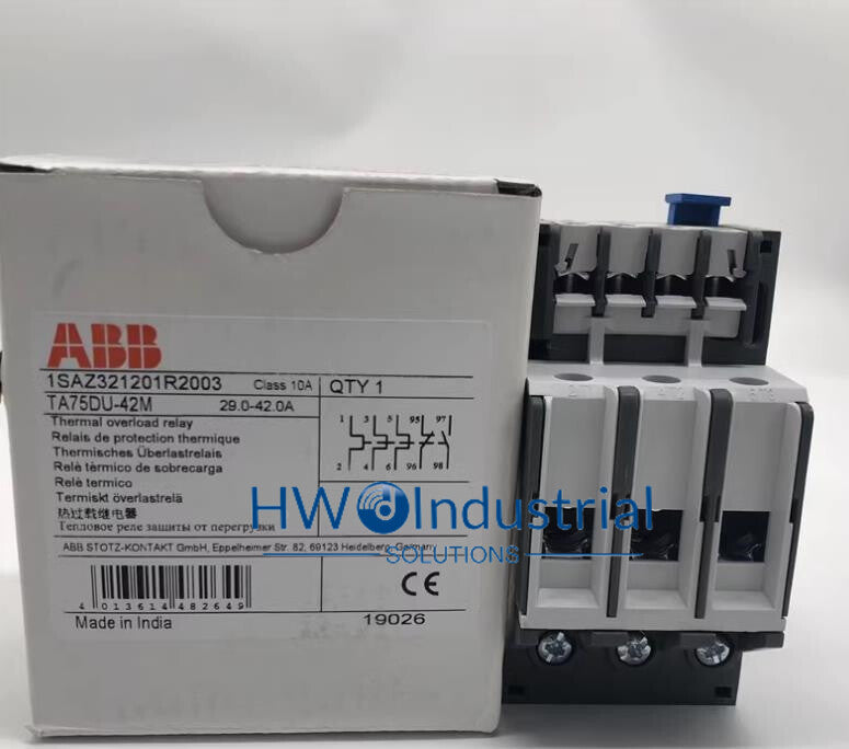 1PC TA75DU-42M TA75DU42M 29-42A ABB Thermal Overload Relay