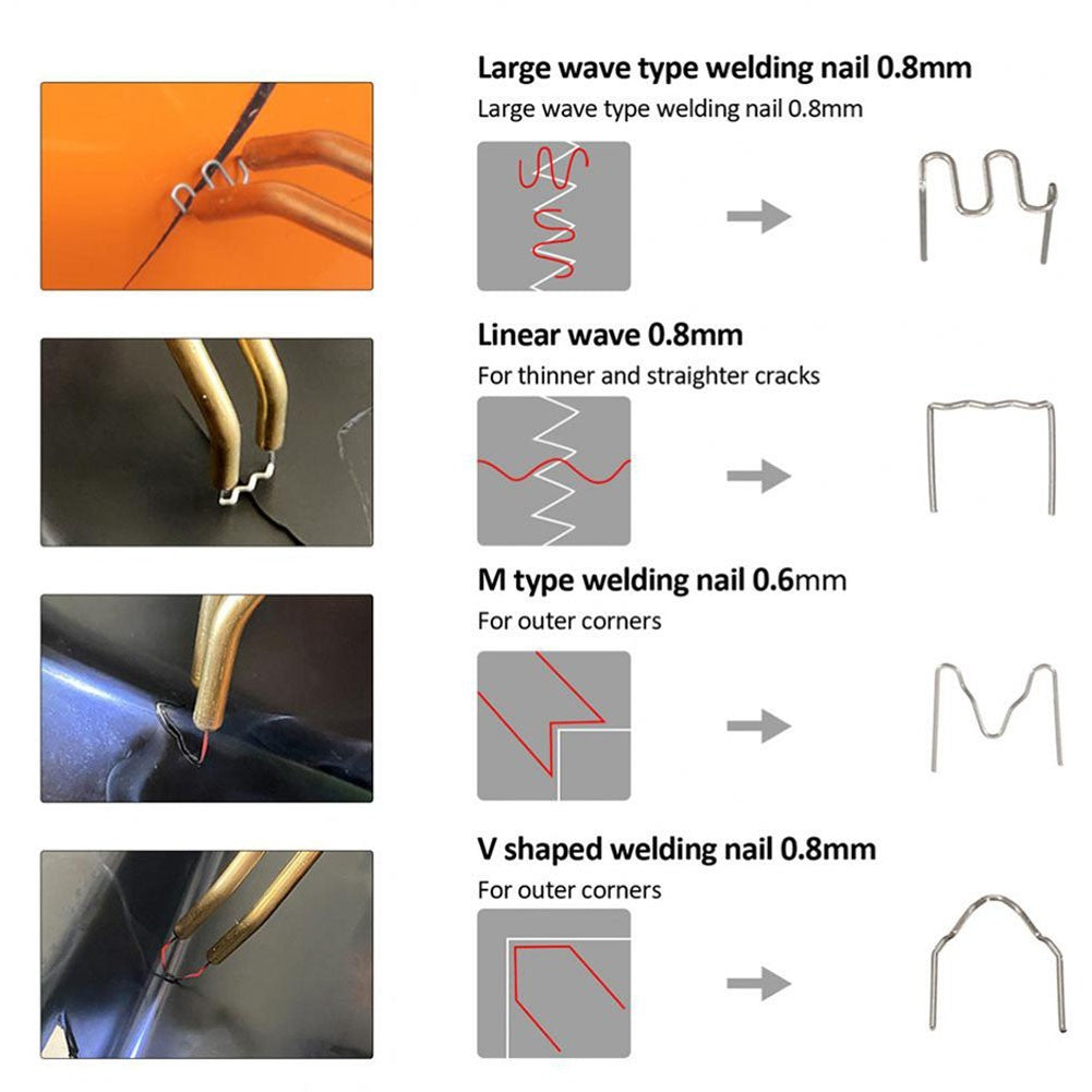 Car Bumper Repair For Repairing Cracks 6 Sizes Available Repair Tool Set