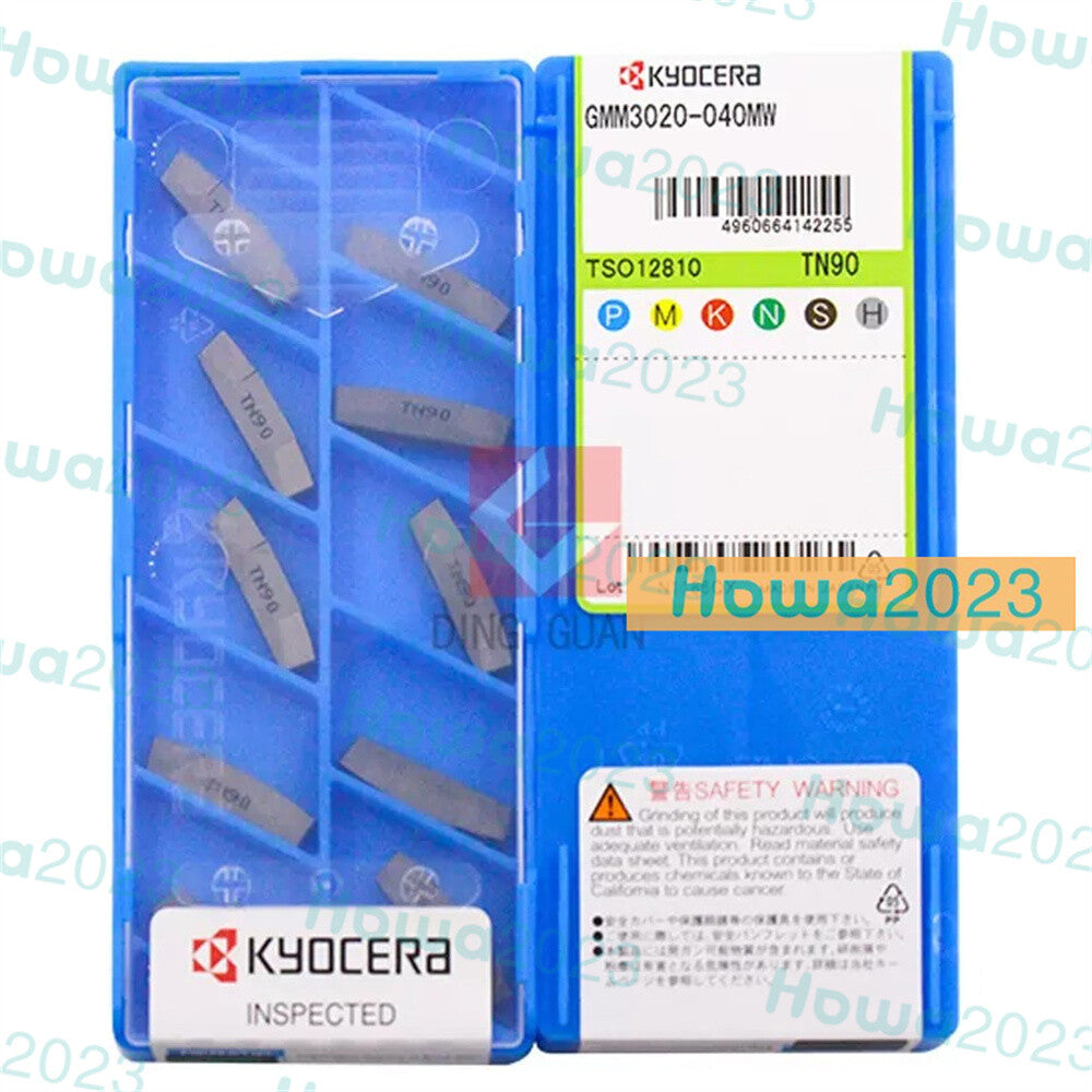 10pcs/Box Kyocera GMM3020-040MW TN90 Grooving Blade Carbide Inserts