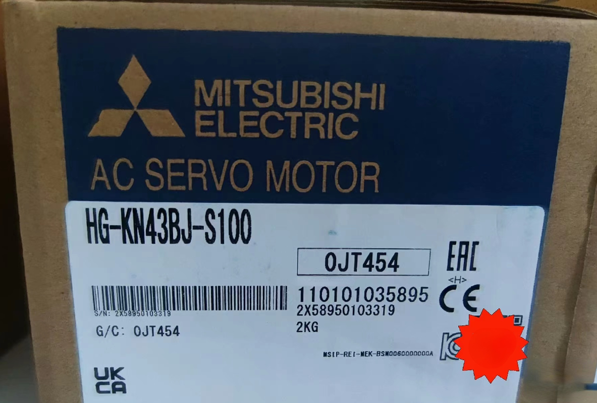 1pcs Mitsubishi Servo Motor HG-KN43BJ-S100