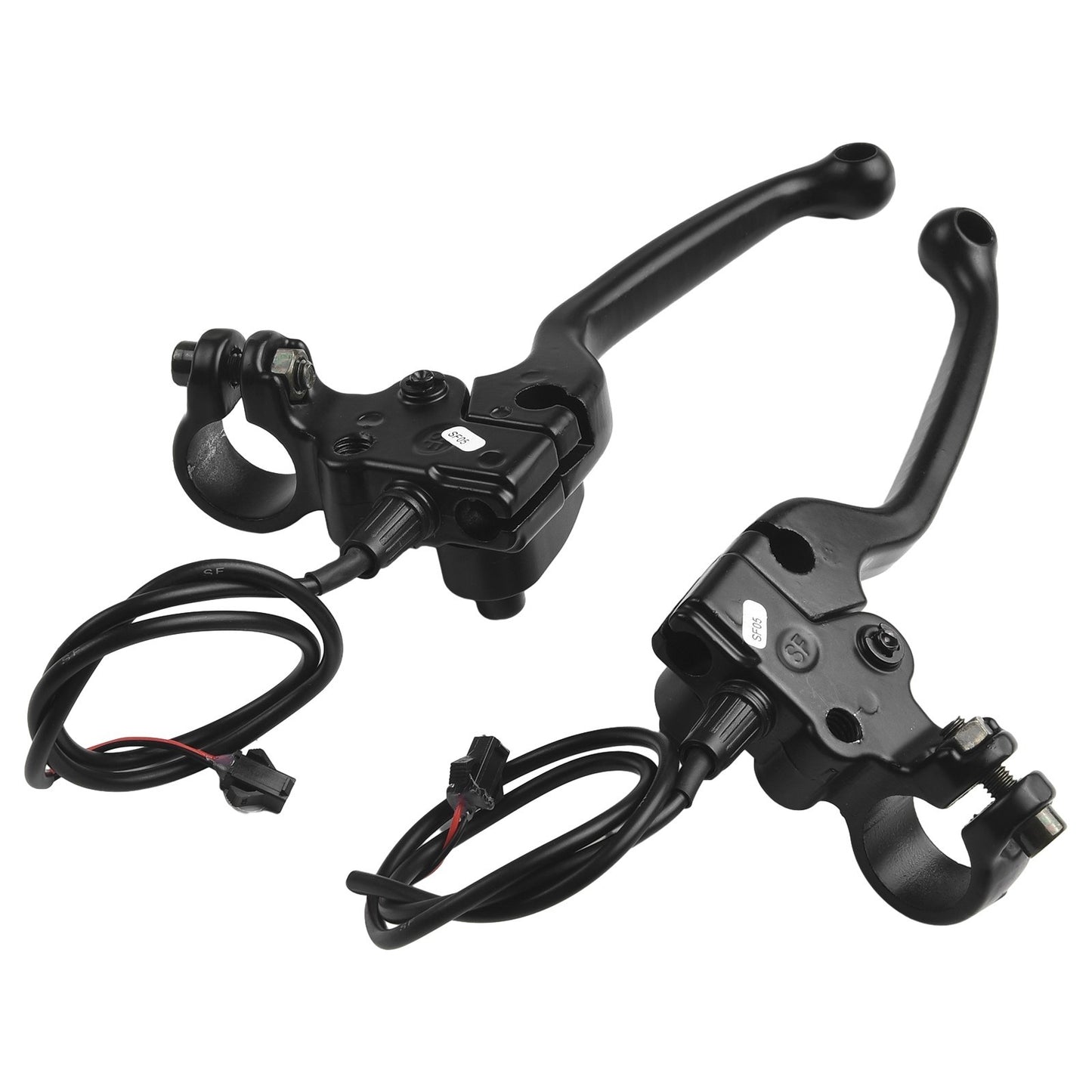 High Quality Bike Brake Levers Mechanical Black E-bike With Parking Button
