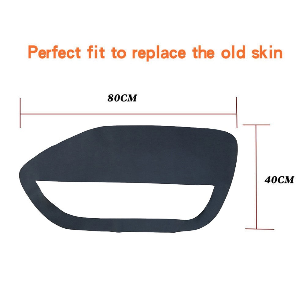 For Ford For Mustang 2005-2009 Pair Interior Door Panel Insert Hard Cover Black