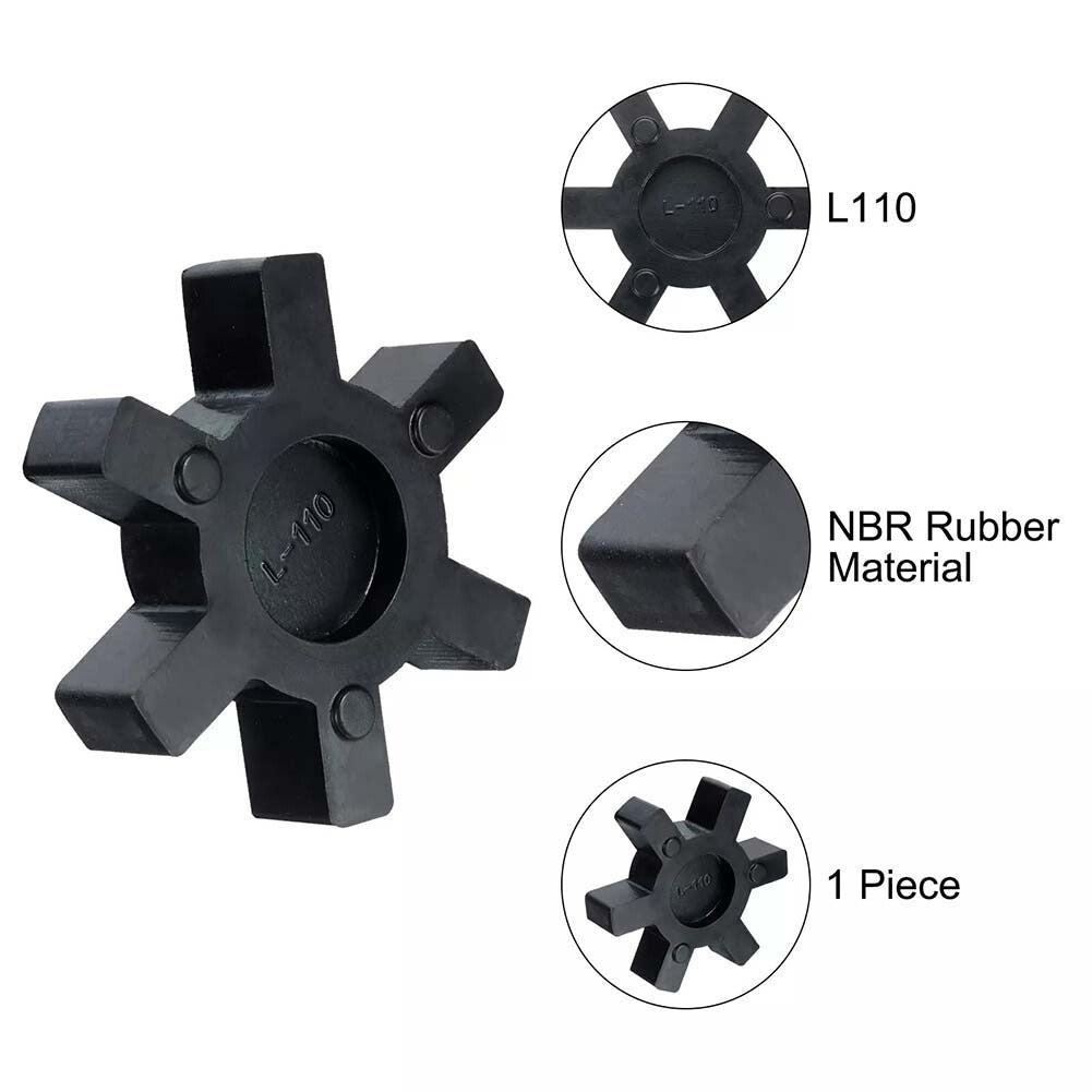4PCS L110 Flexible NBR Rubber Spider Insert Fit L-110 for Lovejoy L-Jaw Coupling