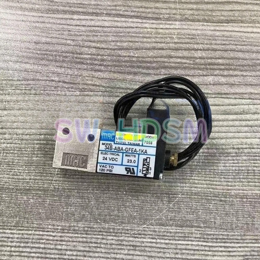 1PCS for MAC 34B-ABA-GFEA-1KA 23W Solenoid Valve Freight Free
