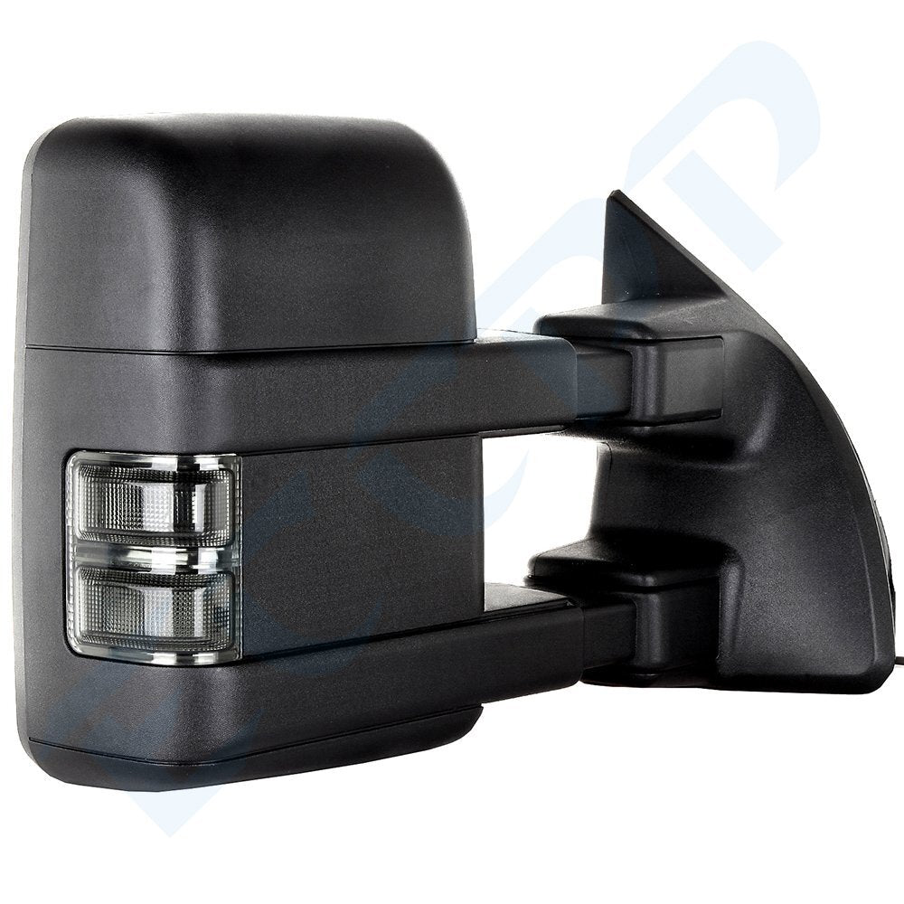 Right Side Power Heated Smoke Signal Tow Mirror For 08-16 Ford F250-F550