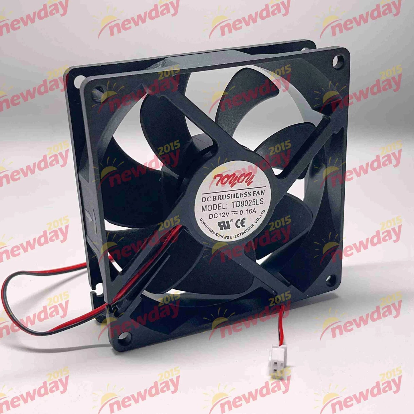 1pc 2pin Hydraulic Mute Cooling Fan For TONON TD9025LS 12V 0.16A 90*90*25mm
