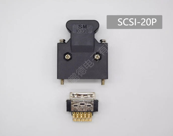 5pcs SCSI-20P Servo Connector replaces 3M 10120-3000PE/10320-52A0-008